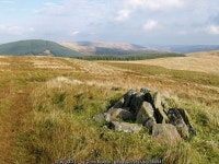 Small cairn, Shepherdscleuch Rig (C) Chris Eilbeck :: Geograph Britain and Ireland Small cairn, Shepherdscleuch Rig (C) Chris Eilbeck