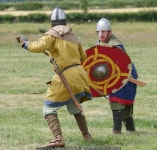 Weaponry display on The Holme © James T M Towill :: Geograph Britain and Ireland Weaponry display on The Holme &copy; James T M... 