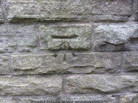 OS Cut Benchmark, St. Marys R. C.... © Stephen Armstrong cc-by-sa/2.0 :: Geograph Britain and Ireland OS Cut Benchmark, St.... 