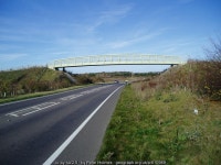 Footbridge over A280 © Peter Holmes :: Geograph Britain and Ireland Footbridge over A280 &copy; Peter Holmes