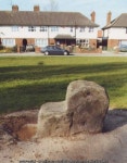 Old Milestone by the A1079, Beverley... © Milestone Society... Old Milestone by the A1079, Beverley... &copy; Milestone Society