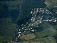Uplawmoor from the air © Thomas Nugent :: Geograph Britain and Ireland Uplawmoor from the air &copy; Thomas Nugent