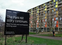 The Park Hill story continues © Neil Theasby cc-by-sa/2.0 :: Geograph Britain and Ireland The Park Hill story continues... 