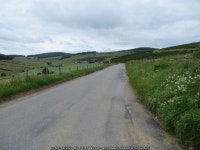 Road between Sinnahard and Hillockhead © Peter Wood cc-by-sa/2.0 :: Geograph Britain and Ireland Road between Sinnahard and... 