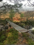 Footbridge over Cona River, Cona Glen © Steven Brown... and Ireland Footbridge over Cona River, Cona Glen &copy; Steven Brown