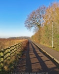Shadows on the Coton Path © John Sutton :: Geograph Britain and Ireland Shadows on the Coton Path &copy; John Sutton
