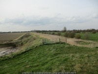 Footpath along a former sea wall © Jonathan Thacker :: Geograph Britain and Ireland Footpath along a former sea wall... 