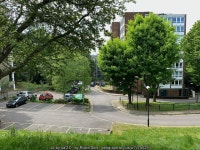 Drive and parking for Crystal Court, off... © Robin Stott :: Geograph Britain and Ireland Drive and parking for Crystal Court... 