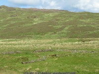 Building/enclosure remains in Kilmory... © M J Richardson :: Geograph Britain and Ireland Building/enclosure remains in Kilmory.... 