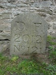 Boundary Stone, Ruardean © Mr Red :: Geograph Britain and Ireland Boundary Stone, Ruardean &copy; Mr Red