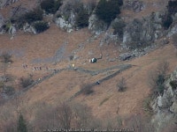 Rescue Helicopter below Jackdaw Crag © William Bartlett :: Geograph Britain and Ireland Rescue Helicopter below Jackdaw Crag... 