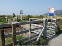 Footpath across the Cambrian Line near... © John S Turner cc-by-sa/2.0 :: Geograph Britain and Ireland Footpath across the... 