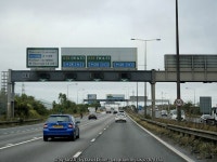Dartford Crossing (A282/M25) West... © David Dixon cc-by-sa/2.0 :: Geograph Britain and Ireland Dartford Crossing (A282/M25)... 