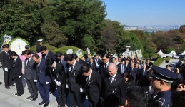 박정희 대통령 제45주기 추도식 참석 / 정중규