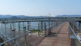 춘천사이로출렁다리 - 걸으면 둘레길 - 산이나우리나 춘천사이로출렁다리
