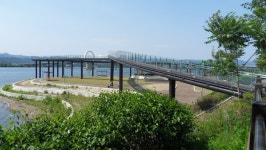 춘천사이로출렁다리 - 걸으면 둘레길 - 산이나우리나 춘천사이로출렁다리