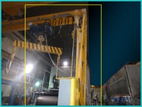 세미 겐트리 크레인 통합판넬설치 - 크레인전기전장품 - 호이스트크레인기술자 .사용자모임(반도기연) 세미 겐트리 크레인 통합판넬설치