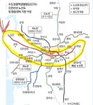 GTX-D 노선도(추정 예상) - 서울·경기·인천권역~! - 토지대학 GTX-D 노선도(추정 예상)
