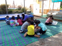 오창 각리초등학교 병설유치원 천연염색 체험 - 유치원 체험, 수업 - 자연염색 반딧불이 오창 각리초등학교 병설유치원 천연염색 체험