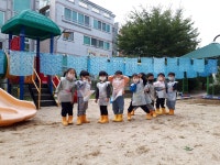 증안초등학교 병설유치원 천연염색 체험 - 유치원 체험, 수업 - 자연염색 반딧불이 증안초등학교 병설유치원 천연염색 체험