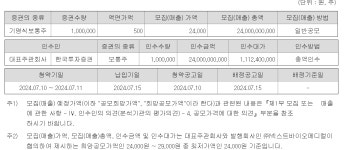 넥스트바이오메디칼 7.11/ 한투 - 청약 일정 - 공모 나라 넥스트바이오메디칼 7.11/ 한투