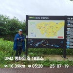 20250719 DMZ평화의길 17회차(18코스 잠곡3리정류장~자등종합복지관~자등2리마을회관~와수리세월교) 사진모음 2 - ◆―‥DMZ평화의길... 
