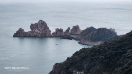 신안군의 섬 7. 흑산면 홍도 2. 깃대봉과 일출 전망대 - 신안군의섬 - 산경표를 따라서 신안군의 섬 7. 흑산면 홍도 2. 깃대봉과 일출 전망대