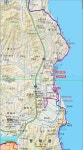 울진 월송초교-월송정-구산항-봉산2리. 울진읍 연지2일 1 - 수술이후나들이 - 산경표를 따라서 울진 월송초교-월송정-구산항-봉산2리. 울진읍... 