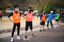 남산 벚꽃길 런 1 - 훈련사진 - VMK한국시각장애인마라톤회 남산 벚꽃길 런 1