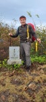 봉두산 - 정상석 인증 - 짱돌. 봉두산