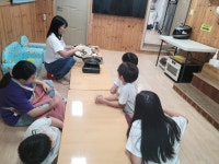 9월요리교실 - 요리교실 - 꽃때말 지역아동센터 9월요리교실