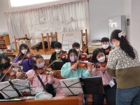21년 초록어린이지역아동센터 삼성꿈장학재단 후원 바이올린 교실 - 따뜻한 이야기들 - 여수지역아동센터연합회 21년 초록어린이지역아동센터... 