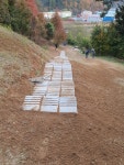 산야들이 산소계단작업 곤지암40m시공 완성 - 조립식콘크리트계단 - 산야들이 산야들이 산소계단작업 곤지암40m시공 완성