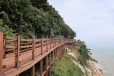 해남 서해랑 길 1 코스 (땅끝마을~땅끝탑~송호해변~황토나라~송지저수지~송지면사무소) - ‥정기산행 사진방 - 정산악회홈 해남 서해랑 길 1 코스... 