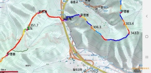 [병풍지맥1구간] 전남 담양군 (분기점~대치고개) 2022.10.29일산행... [병풍지맥1구간] 전남 담양군 (분기점~대치고개) 2022.10.29일산행