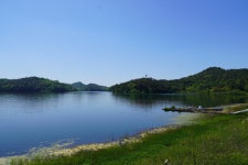 힐링워킹1번지 군산저수지(=옥산저수지) 등산로 & 수변로 따라 청정... 군산저수지(=옥산저수지) 등산로 & 수변로 따라 청정 원시림 한바퀴