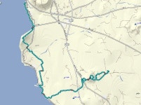 제주 올레길 12코스~13코스 - 둘레길 GPS Track - GPS 월드 제주 올레길 12코스~13코스