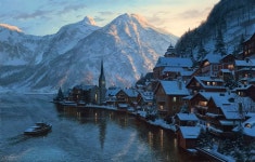 불빛숙녀복;카페 | Eugene Lushpin - 불빛을 그린 화가, - [유럽]그림과 읽을거리 - 배낭길잡이 카페여행 Eugene Lushpin - 불빛을 그린 화가,
