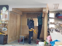 도배기능사 수업 1일째 - 학원앨범 - 창원타일도배방수학원 도배기능사 수업 1일째