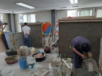 미장 ㆍ비계 기능사 시험 - 학원앨범 - 창원타일도배방수학원 미장 ㆍ비계 기능사 시험