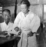 전남 담양군 봉산면 연동리 산림계 사무소 옆 정부통령 투표 모습 1952. 8. 5 - 우리마을 사진 - 담양 연동마을 전남 담양군 봉산면 연동리... 