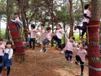 밧줄소풍 - 창조반 - 진주엔젤유치원　 밧줄소풍