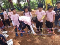 밧줄소풍 - 창조반 - 진주엔젤유치원　 밧줄소풍