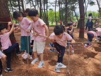 밧줄소풍 - 창조반 - 진주엔젤유치원　 밧줄소풍
