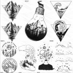 블랙스쿨 블랙워크 타투도안 - 타투도안 - 구리타투 블랙스쿨 블랙워크 타투도안