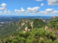 북한산 의상능선 종주...2025.09.21.日...16km - 2. 서울근교산 산행기 - 관악산.삼성산 기암괴석 및 100대 명산 안내(산정상 조망)... 