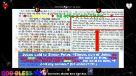 이 사람들 보다 나를.♥더 사랑하느냐.♥내가 주를 사랑하는 줄.... 