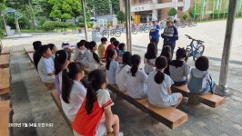 계남초교6학급 7월3,4,7일 - ◈ 찾아가는학교자전거 안전교육(교육청) - 녹색자전거봉사단연합 계남초교6학급 7월3,4,7일