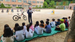 양천구 장수초등학교 4학년(5월23,24일) - ◈ 찾아가는학교자전거 안전교육(교육청) - 녹색자전거봉사단연합 양천구 장수초등학교 4학년... 