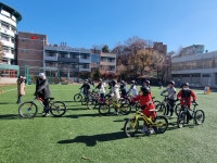 강남초등학교 자전거 안전교 - ◈ 찾아가는학교자전거 안전교육(교육청) - 녹색자전거봉사단연합 강남초등학교 자전거 안전교